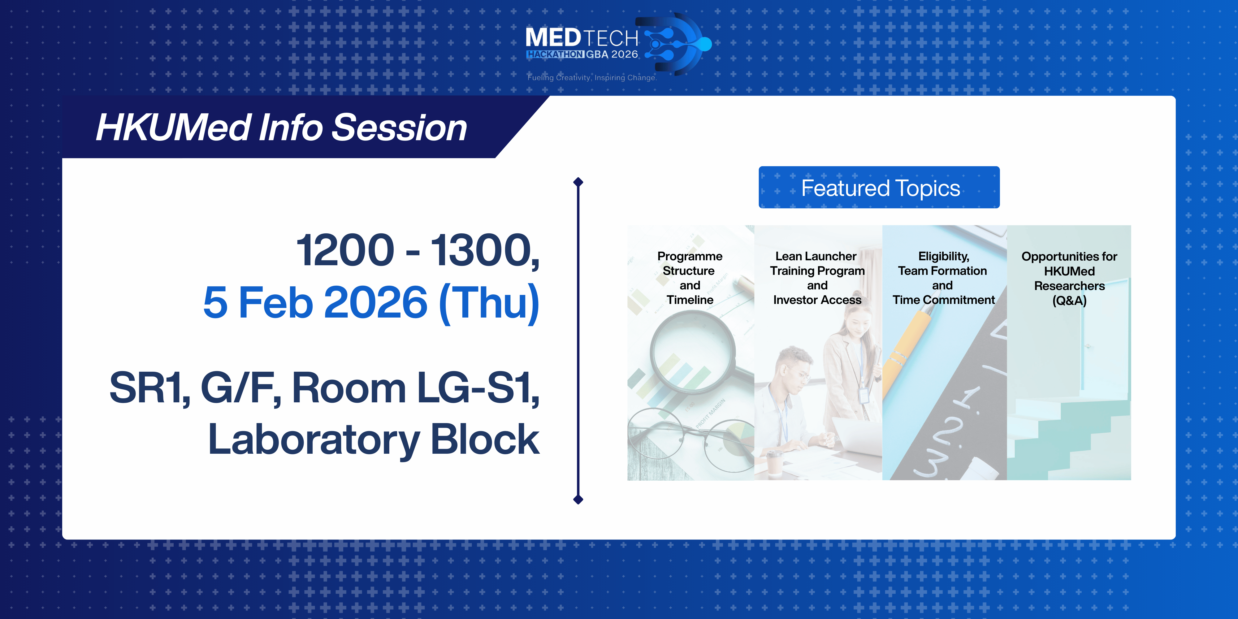 Info Session for MedTech Hackathon GBA 2026