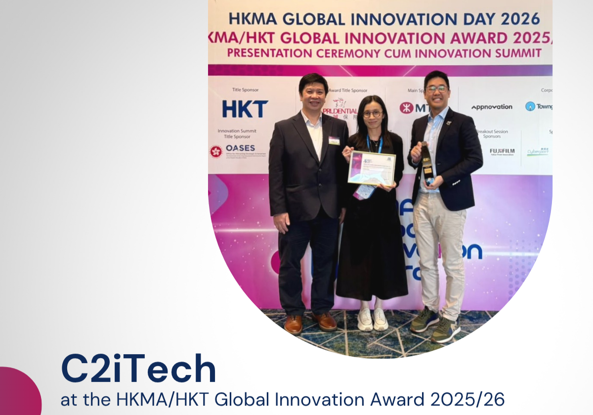 🎉 Proud Moment for #HKUMed Innovation — C2iTech Limited!