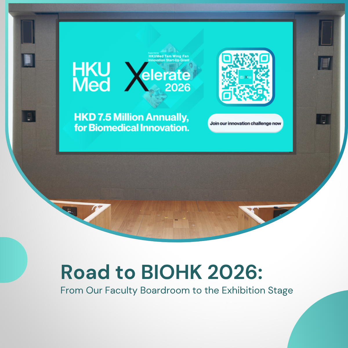 📍 Save the Date: Meet #HKUMed & #HKUMedCHART at #BIOHK2026!